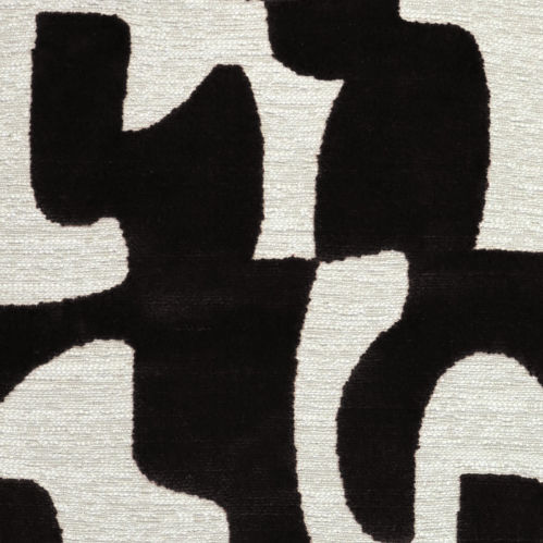 Möbelstoff - DECOUPÉ VELVET - Aldeco Interior Fabrics - abstraktes Motiv / Polyester / Leinen