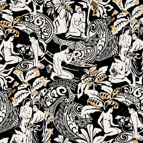 Möbelstoff - DEMOISELLES IN/OUTDOOR FR - Aldeco Interior Fabrics - Naturmotiv / Tiermuster / Blumenmotiv