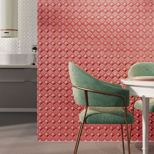 Keramikfliesen - QUADRA | 15x15 - CERAGNI | WALL CERAMIC TILES - Hochglanz / Relief / für den Innenraum