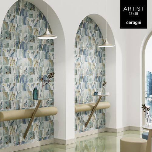 Keramikfliesen - ARTIST | 15x15 - CERAGNI | WALL CERAMIC TILES - matt / texturiert / für den Innenraum