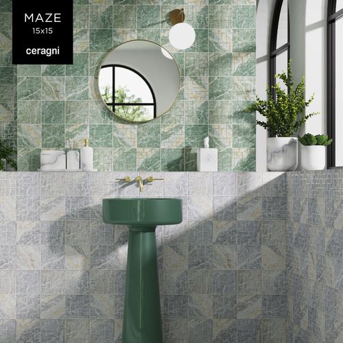 Keramikfliesen - MAZE | 15x15 - CERAGNI | WALL CERAMIC TILES - matt / für den Innenraum / für Badezimmer