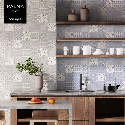 Keramikfliesen - PALMA | 15x15 - CERAGNI | WALL CERAMIC TILES - matt / Hochglanz / für den Innenraum