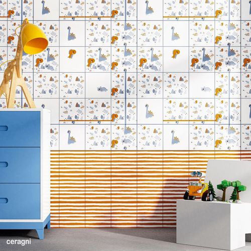 Keramikfliesen - DINO | 20x20 - CERAGNI | WALL CERAMIC TILES - matt / für den Innenraum / für Badezimmer