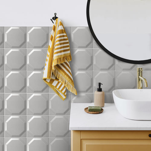 Keramikfliesen - OCTAGON | 15x15 - CERAGNI | WALL CERAMIC TILES - Hochglanz / Relief / für den Innenraum