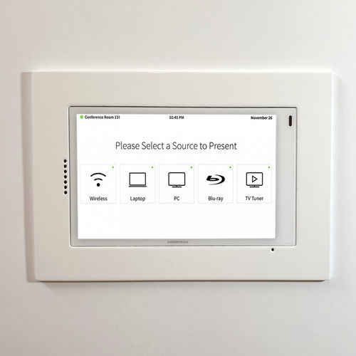 Wandmontierter Halter für Touchscreen - 012-1-830 - Wall-Smart - für Gewerbegebrauch / für Privatgebrauch / modern