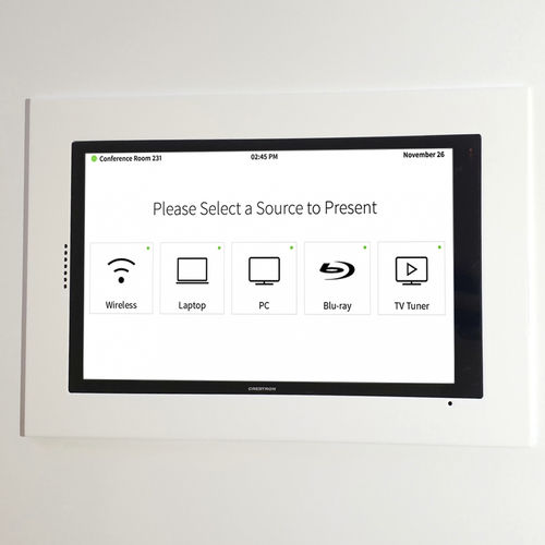 Wandmontierter Halter für Touchscreen - 012-1-833 - Wall-Smart - für Gewerbegebrauch / für Privatgebrauch / modern