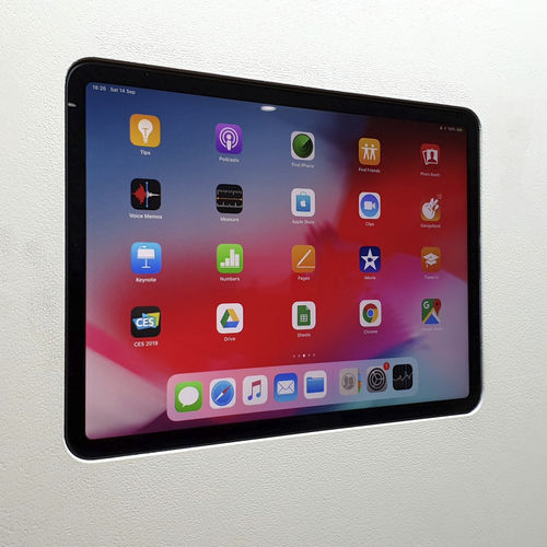 Wandmontierter iPad®-Ständer - 002-1-870-NG - Wall-Smart - für Privatgebrauch / für Gewerbegebrauch / horizontal
