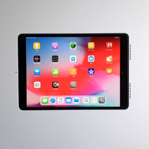 Wandmontierter iPad®-Ständer - 002-1-614-WG - Wall-Smart - für Privatgebrauch / für Gewerbegebrauch / horizontal