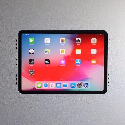 Wandmontierter iPad®-Ständer - 002-1-836-WG - Wall-Smart - für Privatgebrauch / für Gewerbegebrauch / horizontal