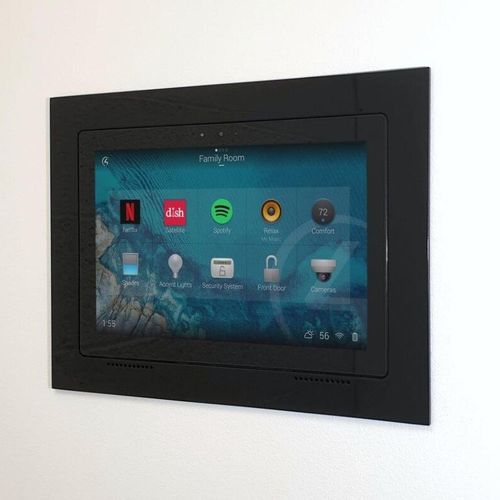 Wandmontierter Halter für Touchscreen - 007-1-850-BL  - Wall-Smart - für Gewerbegebrauch / für Privatgebrauch / modern