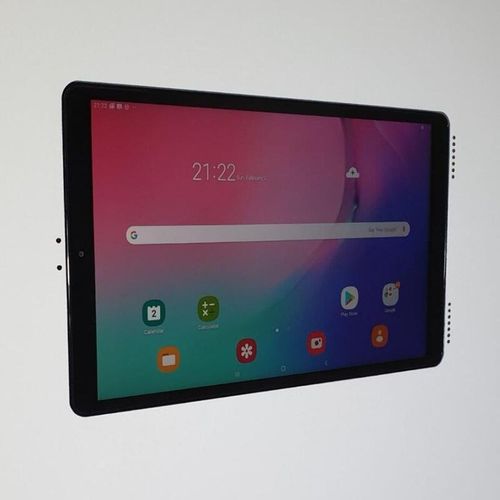 Wandmontierter Stand Tablet - 049-1-597 - Wall-Smart - für Gewerbegebrauch / horizontal / gesichert