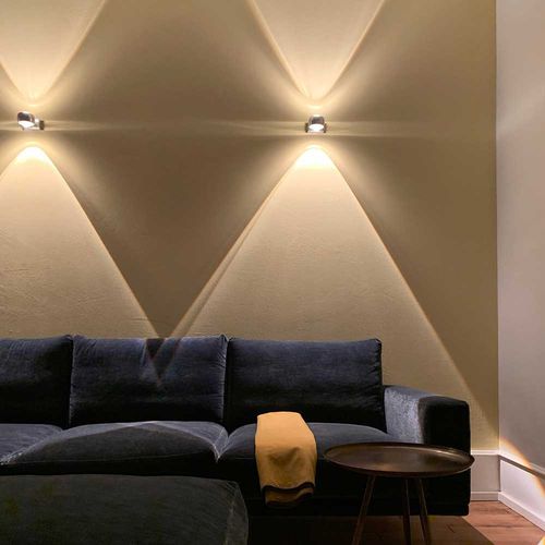 Moderne Wandleuchte - BEAM UP&DOWN - s.luce - für den Innenraum / Metall / Glas