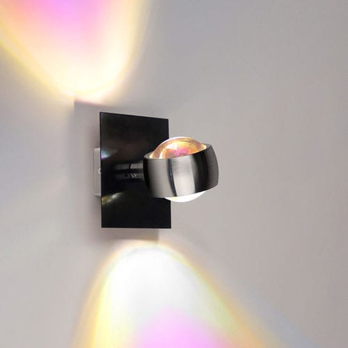 Moderne Wandleuchte - BEAM  - s.luce - für den Innenraum / Metall / Glas