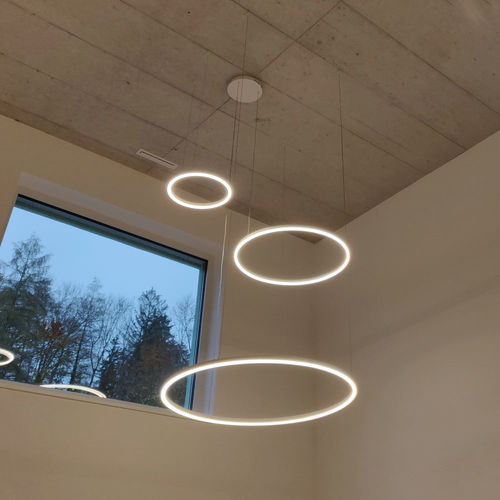 Hängelampe - RING 60  - s.luce - Stahl / Acryl / modern