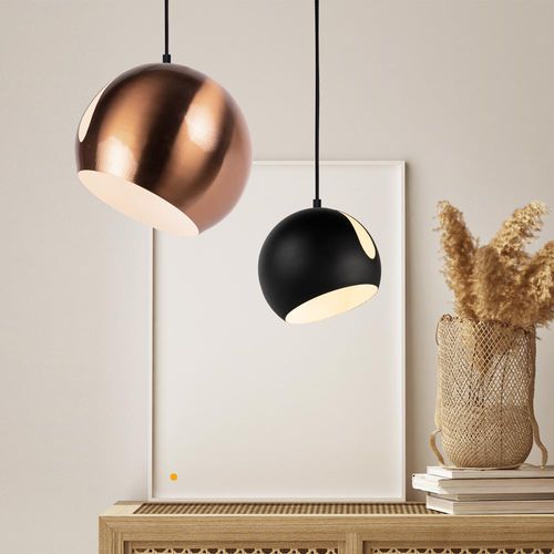 Hängelampe - BALL  - s.LUCE - Metall / modern / mit Kabel