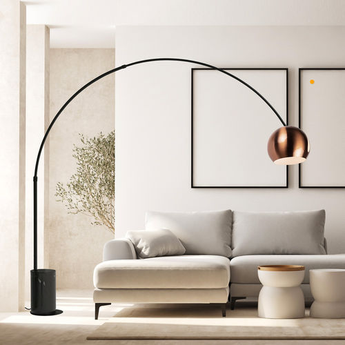 Stehleuchte - BALL  - s.luce - Metall / Marmor / modern