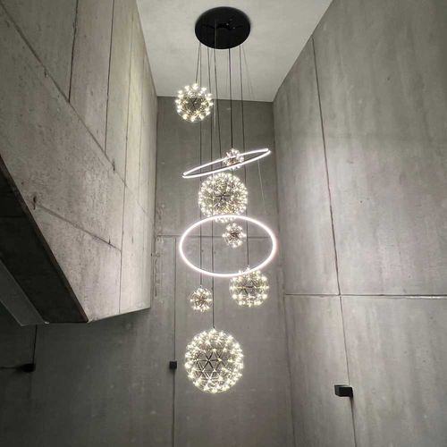 Hängelampe - GALAXY XXL  - s.luce - Metall / Glas / modern