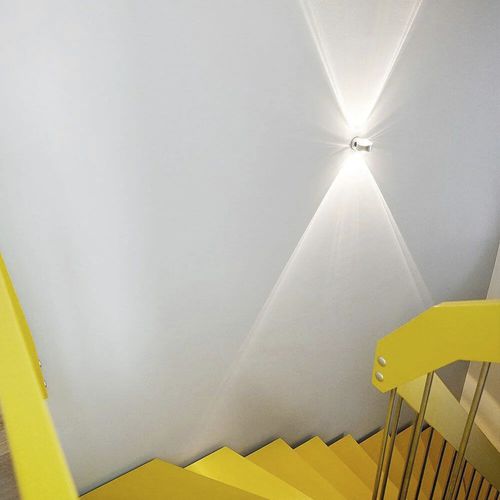 Moderne Wandleuchte - 146778 - s.LUCE - für den Innenraum / Aluminium / poliertes Aluminium