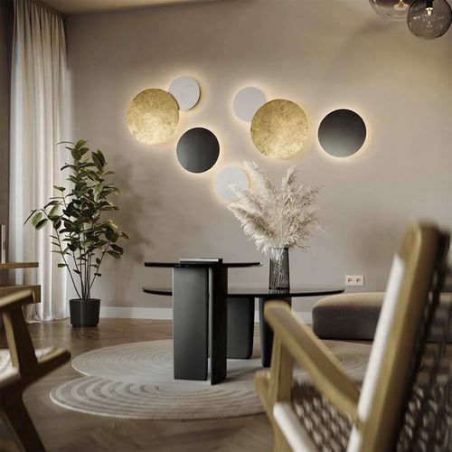 Moderne Wandleuchte - 148626 - s.LUCE - für den Innenraum / Metall / kreisförmig
