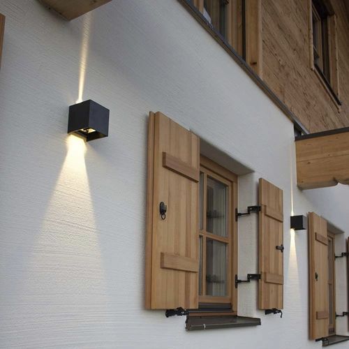 Wandstrahler - 162523 - s.LUCE - LED / quadratisch / IP44