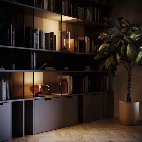 Tischlampe - 160159 - s.LUCE - Metall / Glas / modern