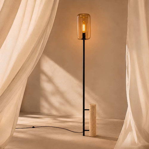 Stehleuchte - CRUET - s.LUCE - Boden / Metall / Glas