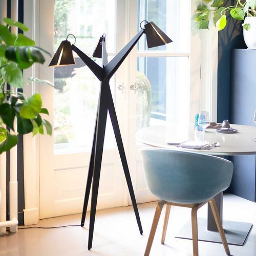 Stehleuchte - BLOEM - studioVIX - Stahl / biophiles Design / mit Kabel