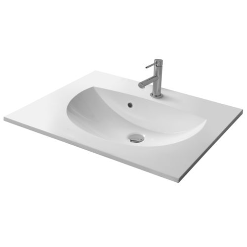 Einbauwaschbecken - ART - KUMA - Verbundwerkstoff / Marmor / Granit