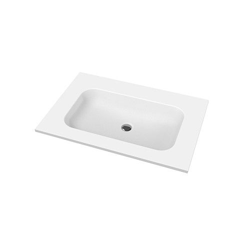 Einbauwaschbecken - CURBA - KUMA - Verbundwerkstoff / Marmor / Granit