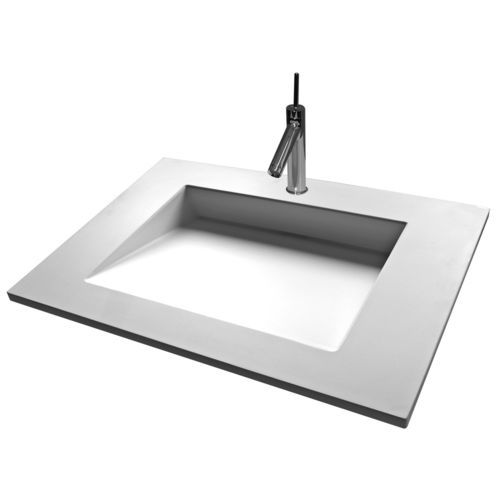 Einbauwaschbecken - ZURA 52/36  - KUMA - Verbundwerkstoff / Marmor / Granit