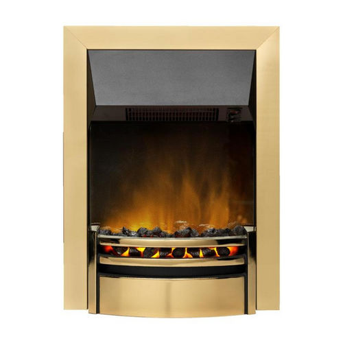 Elektrische Offene Feuerstelle - KANSAS - Dimplex - mit 1 Sichtseite / Metall / Einbau
