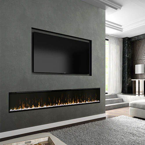 Elektrische Offene Feuerstelle - Ignite XLF 100 - Dimplex - mit 1 Sichtseite / Glas / Einbau