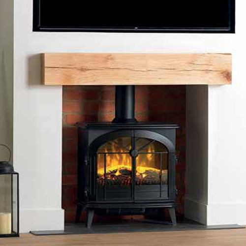 Elektrischer Kaminofen - LECKFORD - Dimplex - 0 - 5 kW / auf Füßen / traditionell
