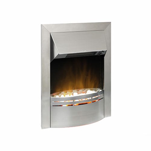 Elektrische Offene Feuerstelle - DAKOTA  - Dimplex - mit 1 Sichtseite / Edelstahl / Einbau