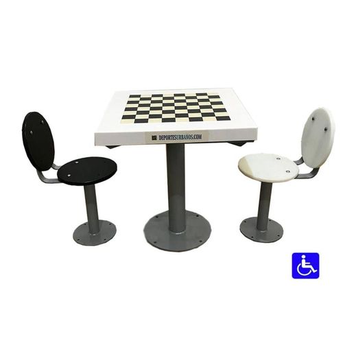 Schachtisch für Außenbereich - MAVIA2RH - DEPORTES URBANOS - modern / für Privatgebrauch / für öffentliche Bereiche