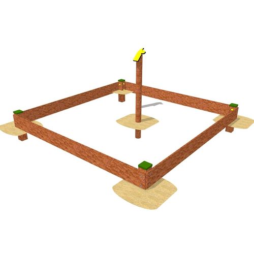 Agility-Sandkasten - DUAGCP-11 - DEPORTES URBANOS - für Hunde / für Hundepark