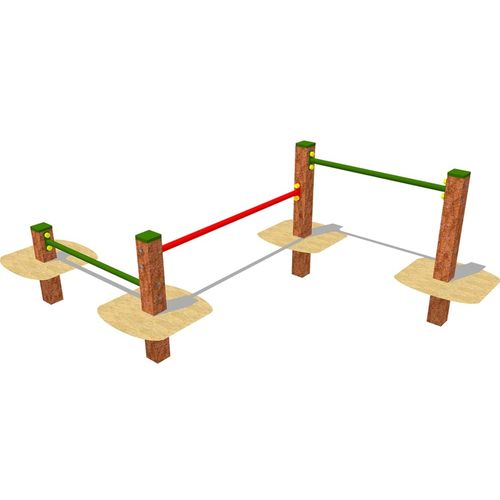 Trimm-Dich-Pfad / Agility - DUAGCP-18 - DEPORTES URBANOS - zickzackförmig