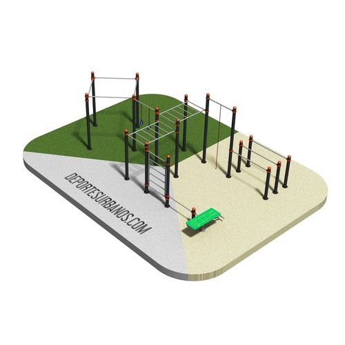 Street Workout Park / für Gewerbegebrauch - DUCG-2014 - DEPORTES URBANOS - Agility / für Außenbereich / vandalismussicher