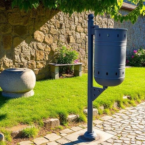 Park-Abfallbehälter - DUMUPA-08 - DEPORTES URBANOS - bodenstehend / galvanisiertem Stahl / Blech