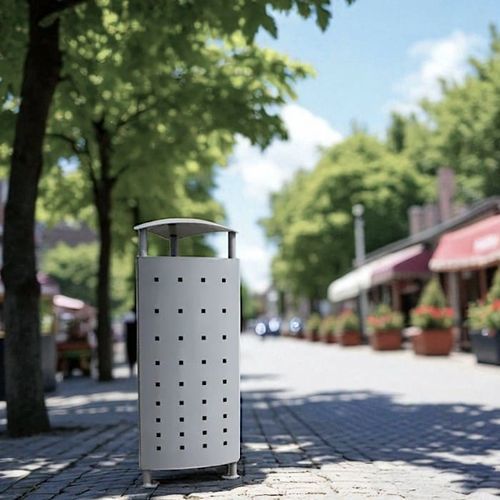 Park-Abfallbehälter - DUMUPA-17 - DEPORTES URBANOS - freistehend / galvanisiertem Stahl / Lochblech
