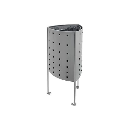 Park-Abfallbehälter - DUMUPA-19 - DEPORTES URBANOS - bodenstehend / galvanisiertem Stahl / Lochblech
