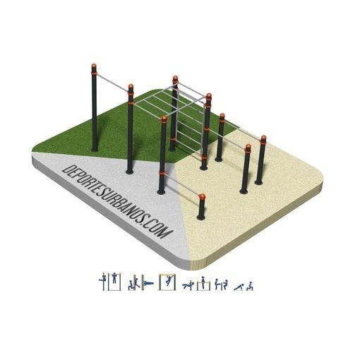 Street Workout Park / für öffentliche Bereiche - DUCG-2001 - DEPORTES URBANOS - für sportliche Aktivität / für Sportanlage / für Universität