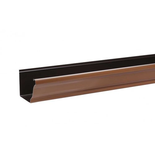 Regenrinne aus vorlackiertem Aluminium - G300-2M-MIEL - Brico-Toiture - quadratisch