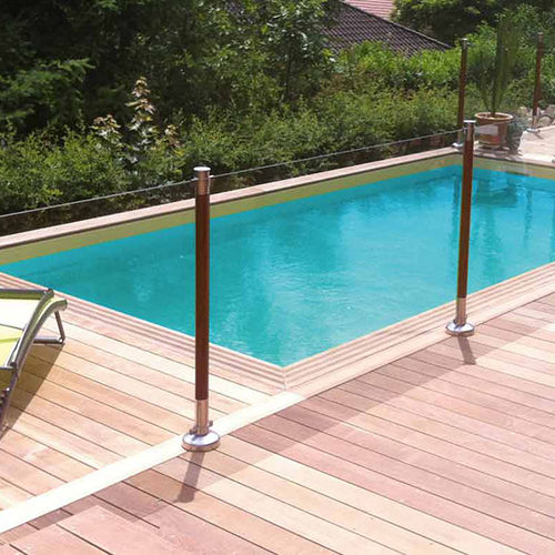 Schutzabsperrung - ATLANTEK - AQUATIC SERENITY - feststehend / Glas / für Pool