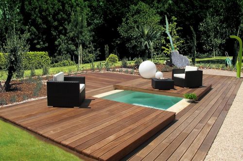 Schwimmbecken für Außenbereich - MINI-WATER - AQUILUS PISCINES - für Wellnesscenter / erdverlegt / Beton