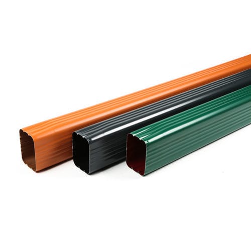 Regenwasser-Fallrohr / aus vorlackiertem Aluminium - RECTANGULAIRE - ARALTEC
