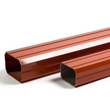 Regenwasser-Fallrohr / extrudiertes Aluminium - DAUPHIN RECTANGULAIRE - ARALTEC