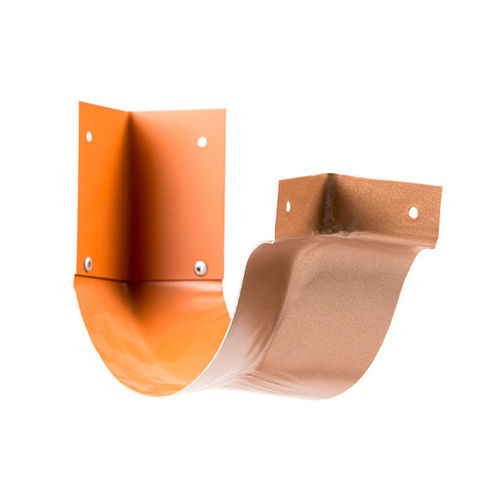 Anschluss für Dachrinnen - DEMI ROND - ARALTEC - Aluminium / gerade