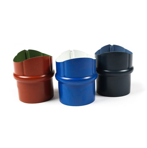 Anschluss für Dachrinnen - MANCHON DEMI-ROND - ARALTEC - Aluminium