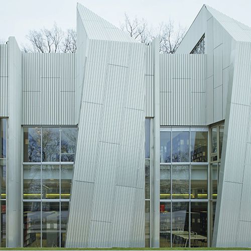 Folie-Fassadenverkleidung - RETRO - ArcelorMittal Building Solutions - Aluminium / Stahl / profiliert